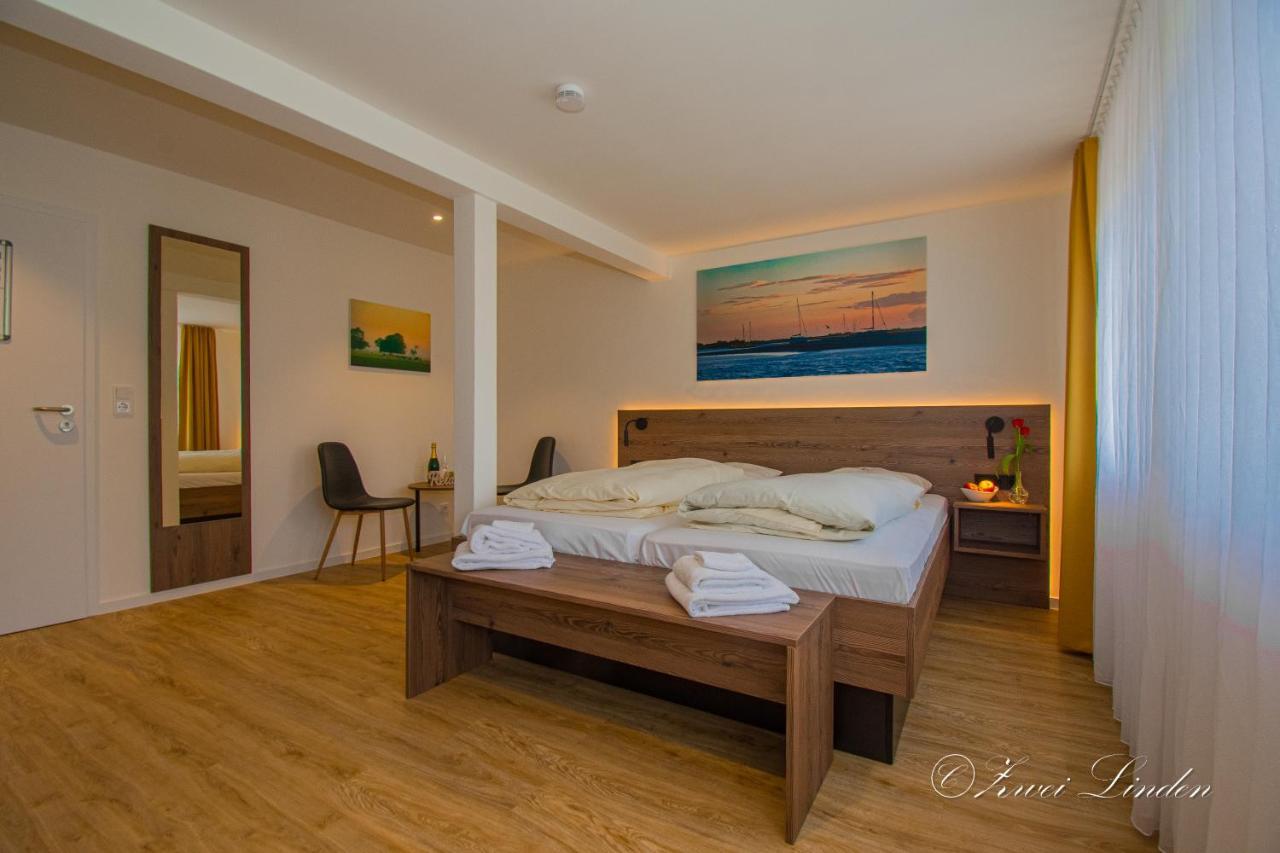 Hotel Zwei Linden - Links Der Elbe - Niedersachsen Balje Bagian luar foto